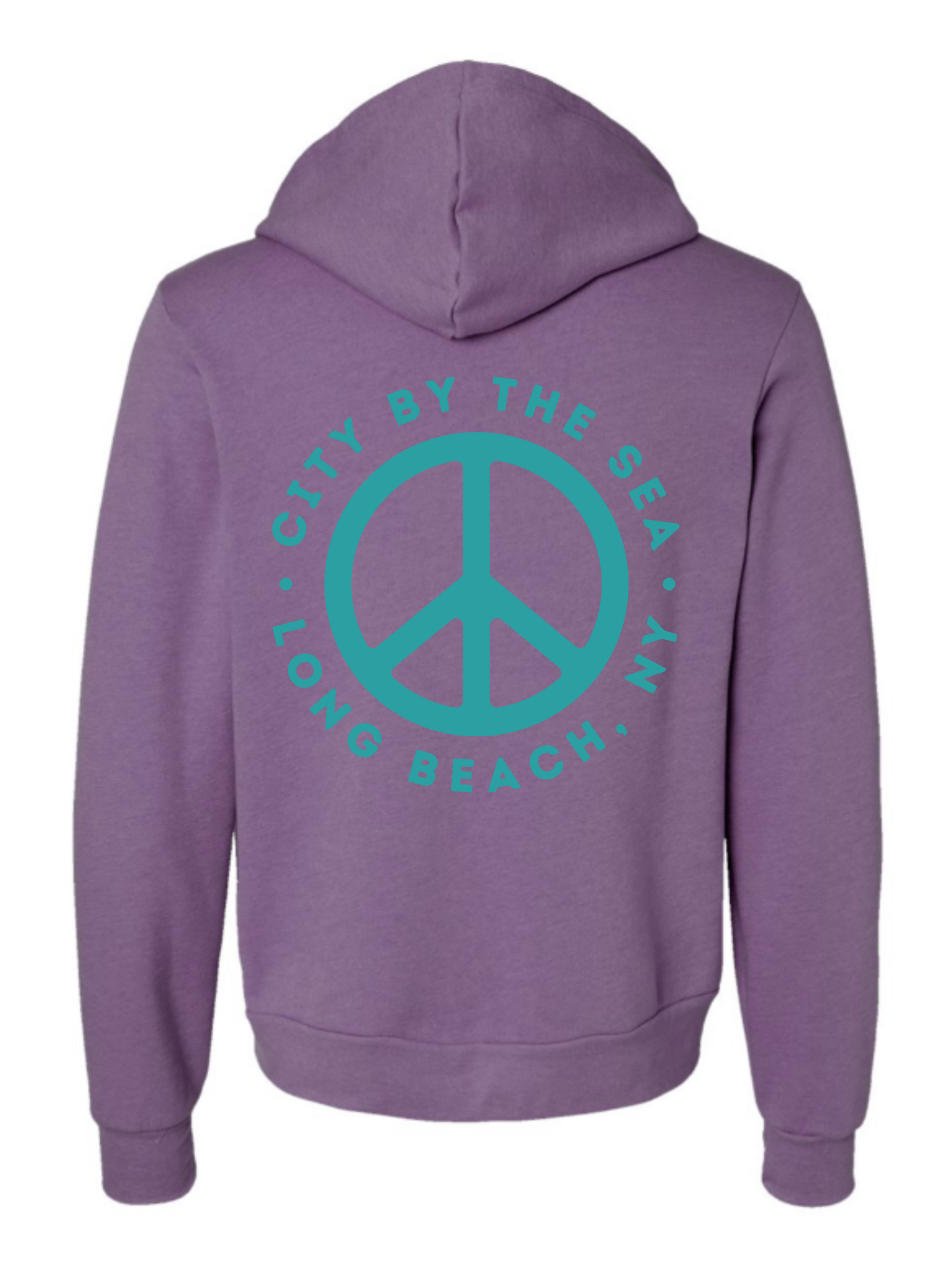 "City By The Sea - Peace" Full Zip Hoodie