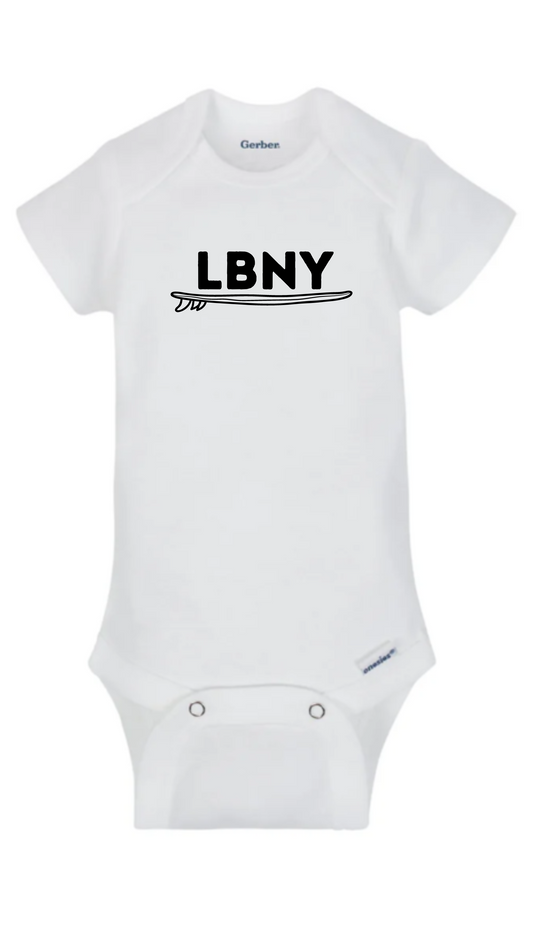 "LBNY Surf" Baby Onesie