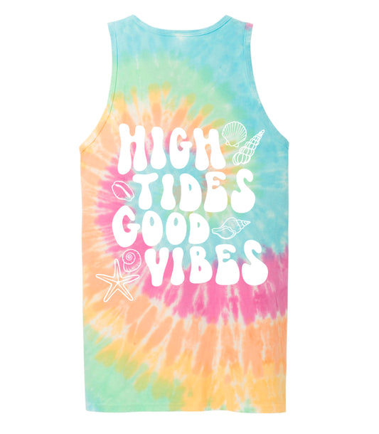 "High Tides Good Vibes" Tank Top